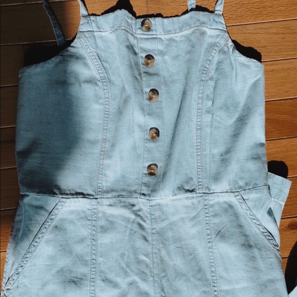 light denim jumpsuit - Picture 2 of 3
